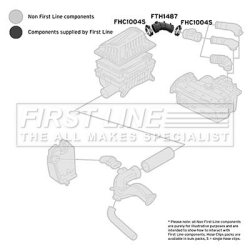 Air Filter Intake Hose FIRST LINE FTH1487 OE Ref 90500407
