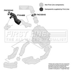 Air Filter Intake Hose FIRST LINE FTH1488 OE Ref 1J0129684CG