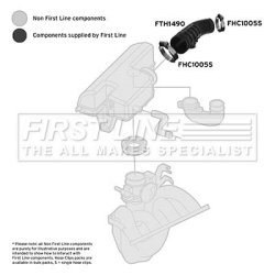 Air Filter Intake Hose FIRST LINE FTH1490 OE Ref 96328721