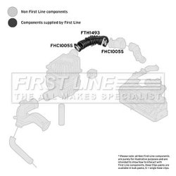 Air Filter Intake Hose FIRST LINE FTH1493 OE Ref 96553533
