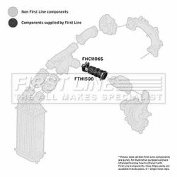 Charge Air Hose FIRST LINE FTH1508 OE Ref 0382 PJ
