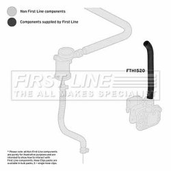 Charge Air Hose FIRST LINE FTH1520 OE Ref ERR7340