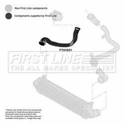 Charge Air Hose FIRST LINE FTH1521 OE Ref LR066436