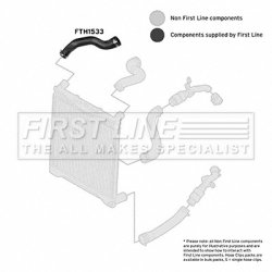Charge Air Hose FIRST LINE FTH1533 OE Ref PNH500371