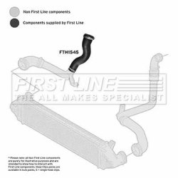 Charge Air Hose FIRST LINE FTH1545 OE Ref 1507992