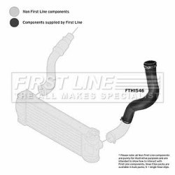 Charge Air Hose FIRST LINE FTH1546 OE Ref 1749235