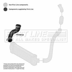 Charge Air Hose FIRST LINE FTH1554 OE Ref 6C116C646CE