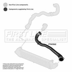 Charge Air Hose FIRST LINE FTH1562 OE Ref 1751017