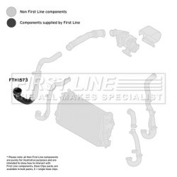 Charge Air Hose FIRST LINE FTH1573 OE Ref 8 60 467 FIRST LINE