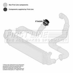 Charge Air Hose FIRST LINE FTH1591 OE Ref 1778098