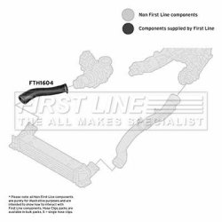 Charge Air Hose FIRST LINE FTH1604 OE Ref 1778019