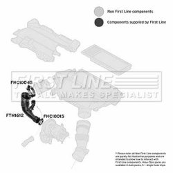 Air Filter Intake Hose FIRST LINE FTH1612 OE Ref 51874458