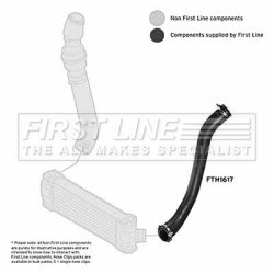 Charge Air Hose FIRST LINE FTH1617 OE Ref 4852566