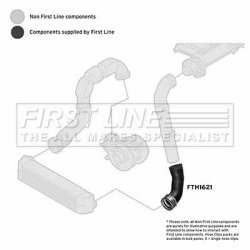 Charge Air Hose FIRST LINE FTH1621 OE Ref 11617789961