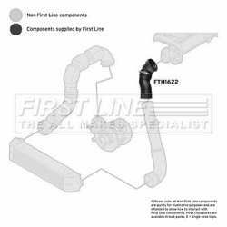 Charge Air Hose FIRST LINE FTH1622 OE Ref 11617798440