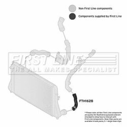 Charge Air Hose FIRST LINE FTH1628 OE Ref 1K0 145 832 Q