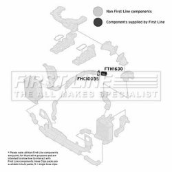 Charge Air Hose FIRST LINE FTH1630 OE Ref 059145737A