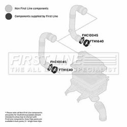 Charge Air Hose FIRST LINE FTH1640 OE Ref 2E0129213A