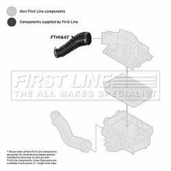 Air Filter Intake Hose FIRST LINE FTH1647 OE Ref 8C169C623CB