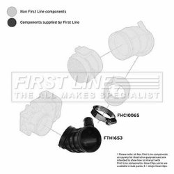Air Filter Intake Hose FIRST LINE FTH1653 OE Ref 13541435627