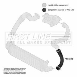 Charge Air Hose FIRST LINE FTH1699 OE Ref 1257257