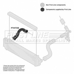 Charge Air Hose FIRST LINE FTH1725 OE Ref A 906 528 07 08