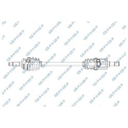 Arbre de transmission (arbre de transmission homocinétique) GSP 201546 OE 44305S3B003
