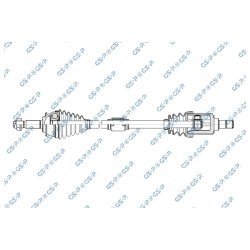 Driveshaft (CV Axle) GSP 202014 OE Ref J522203020