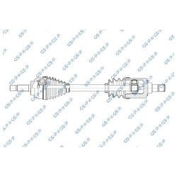 Driveshaft (CV Axle) GSP 202017 OE Ref A112203010CC