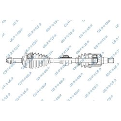 Arbre de transmission (joint homocinétique) GSP 202032 pour CHERY ARRIZO OE J422203020BA