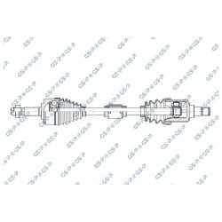 Arbre de transmission (arbre de transmission homocinétique) GSP 202034 pour CHERY ARRIZO OE J432203020