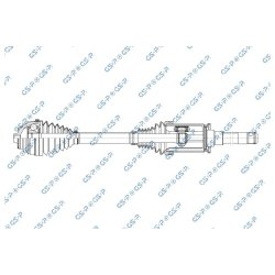 Arbre de transmission (arbre homocinétique) GSP 202059OL pour BMW X1 OE 7591682