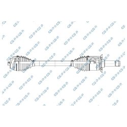 Arbre de transmission (arbre de transmission homocinétique) GSP 202176OL pour BMW, MINI OE 33207646867