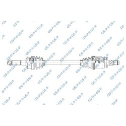 Arbre de transmission (arbre de transmission CV) GSP 202269