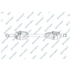 Arbre de transmission (arbre homocinétique) GSP 202372 pour CHERY, RIICH OE S122203010AB