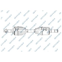 Driveshaft (CV Axle) GSP 203998 OE Ref 423400C010
