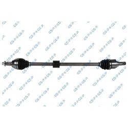 Arbre de transmission (arbre homocinétique) GSP 204456 pour SEAT, SKODA, VW OE 2Q0407452X