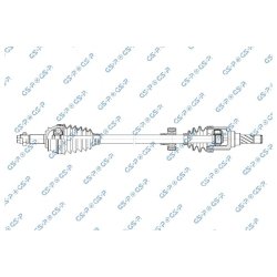Driveshaft (CV Axle) GSP 204458 OE Ref 51877234