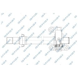 Steering Shaft GSP 207071 OE Ref 44500SWAA00