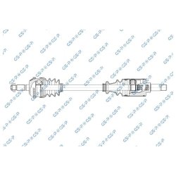 Arbre de transmission (CV Axe) GSP 210175 pour CITROËN, PEUGEOT AX, SAXO, 106