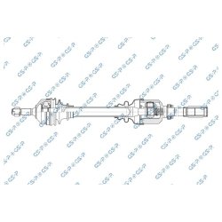 Driveshaft (CV Axle) GSP 210433 OE Ref 32739N