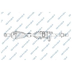 Driveshaft (CV Axle) GSP 218456 OE Ref TDB104960