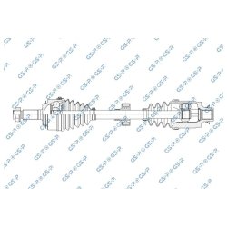 Arbre de transmission (arbre de transmission CV) GSP 223293 pour HONDA STEPWGN OE 44305SZW000