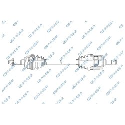 Driveshaft (CV Axle) GSP 227031 OE Ref 0K20222510