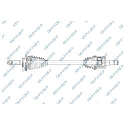 Driveshaft (CV Axle) GSP 227037 OE Ref 0K5582560XA