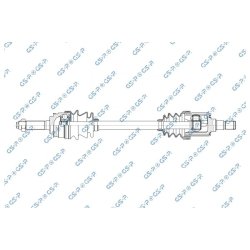 Arbre de transmission (arbre homocinétique) GSP 232006 pour SUZUKI ALTO