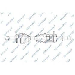 Driveshaft (CV Axle) GSP 241250 OE Ref 391007Y015