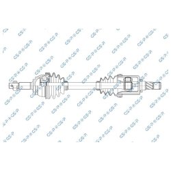 Driveshaft (CV Axle) GSP 241266 OE Ref 39101CC40B