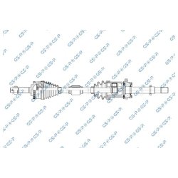 Driveshaft (CV Axle) GSP 241576 OE Ref 39100AV911