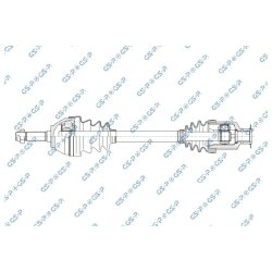 Driveshaft (CV Axle) GSP 250153 OE Ref 6001544965